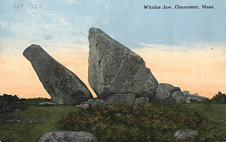 Whale's Jaw postcard