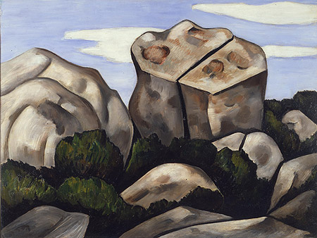 “In the Morraine, Dogtown Common; Cape Ann, 1931” by Marsden Hartley