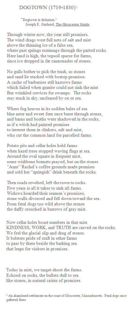 Dogtown (1719-1830) poem