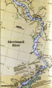 Map of the Merrimack River