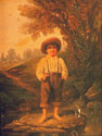 Barefoot Boy Painting
